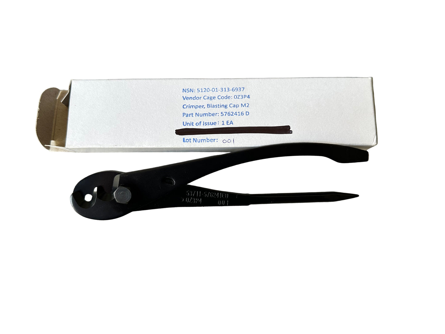 Genuine M2 Blasting Cap Crimpers 5120-01-313-6937
