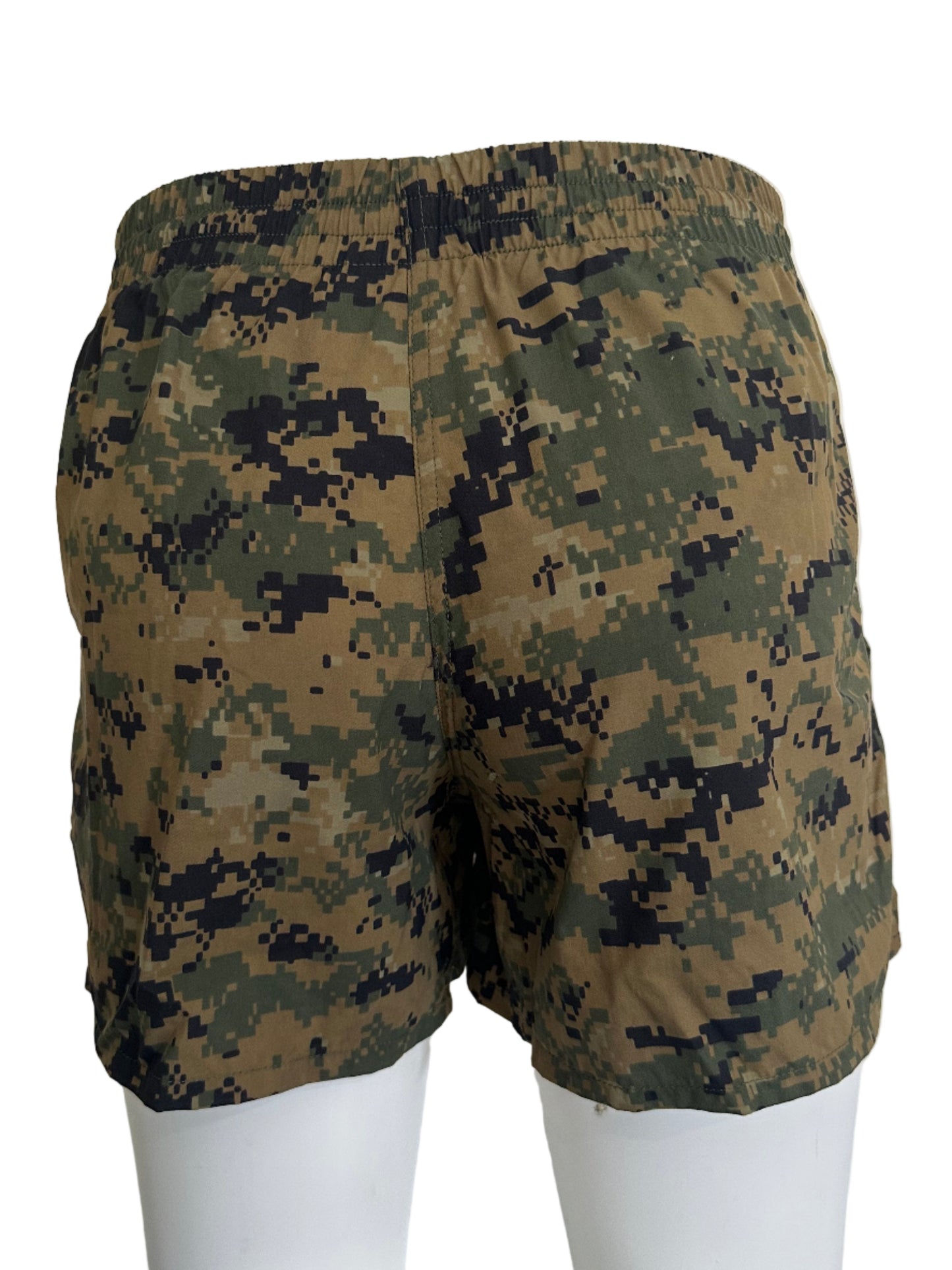 USMC Woodland MARPAT PT Shorts w Zippered Pockets MADE IN USA