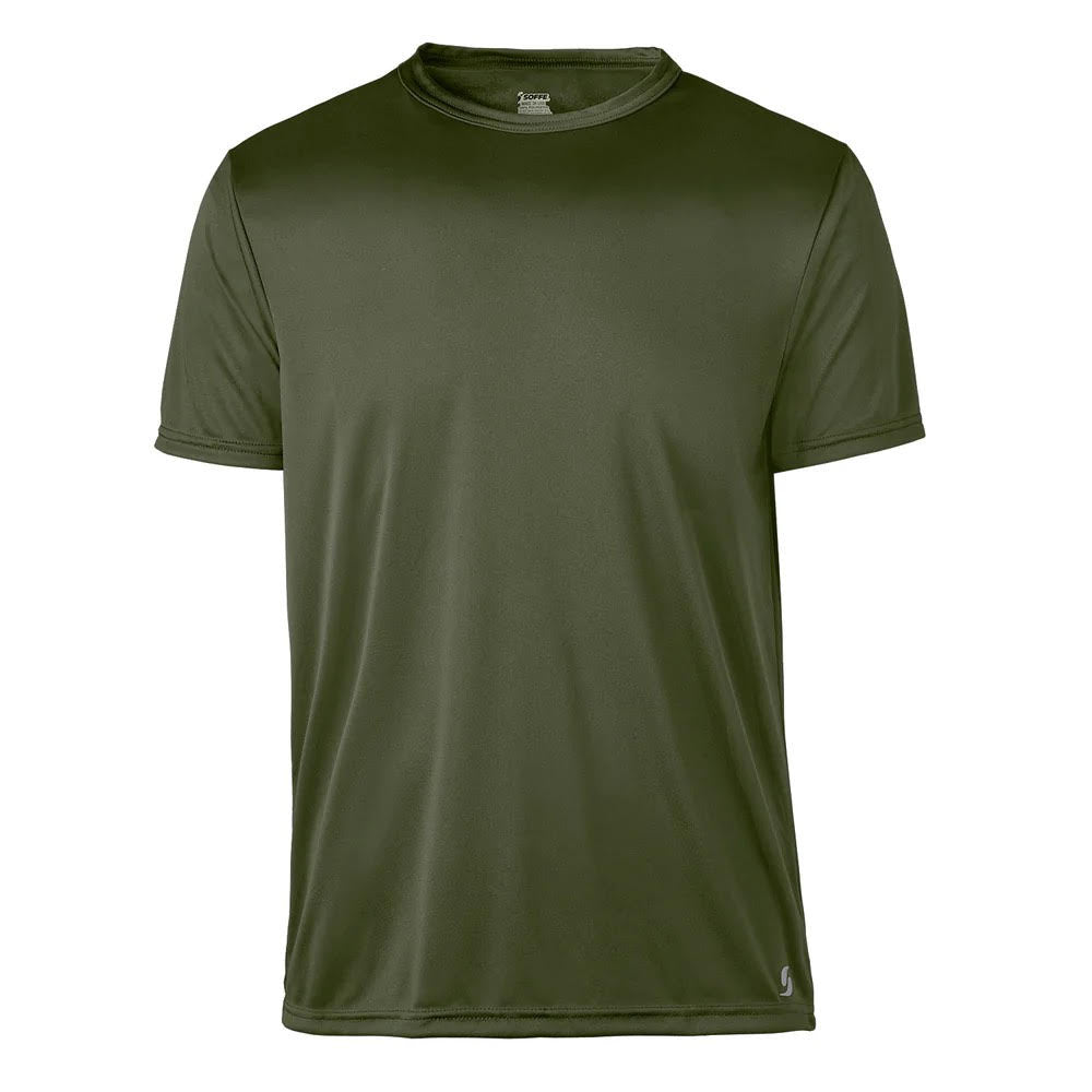 USMC PT Performance Tee Shirt OD Green MADE IN USA
