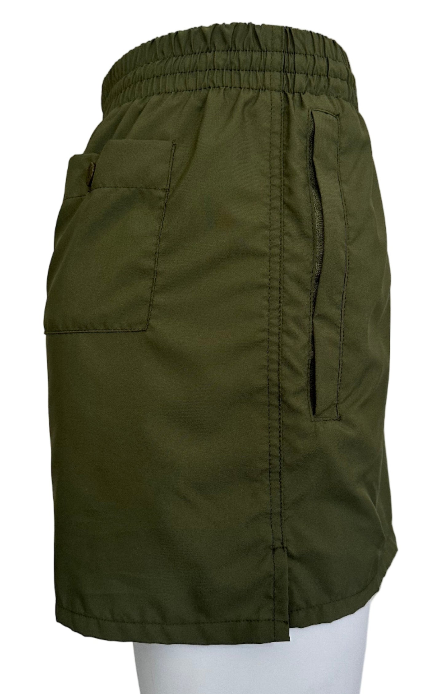 USMC PT Shorts w/ Zippered Side Pockets OD Green MADE IN USA