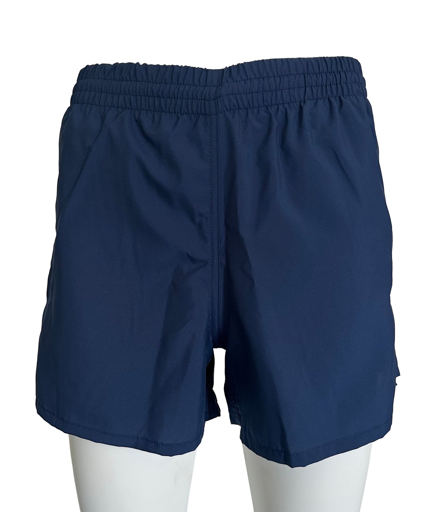 Navy Blue Running Shorts w/ Zippered Side Pockets MADE IN USA
