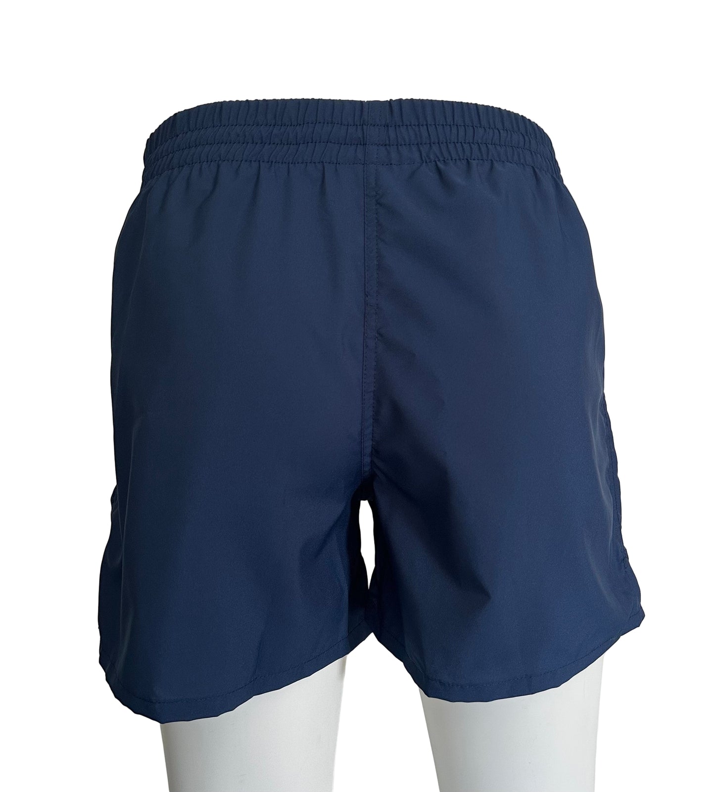 Navy Blue Running Shorts w/ Zippered Side Pockets MADE IN USA
