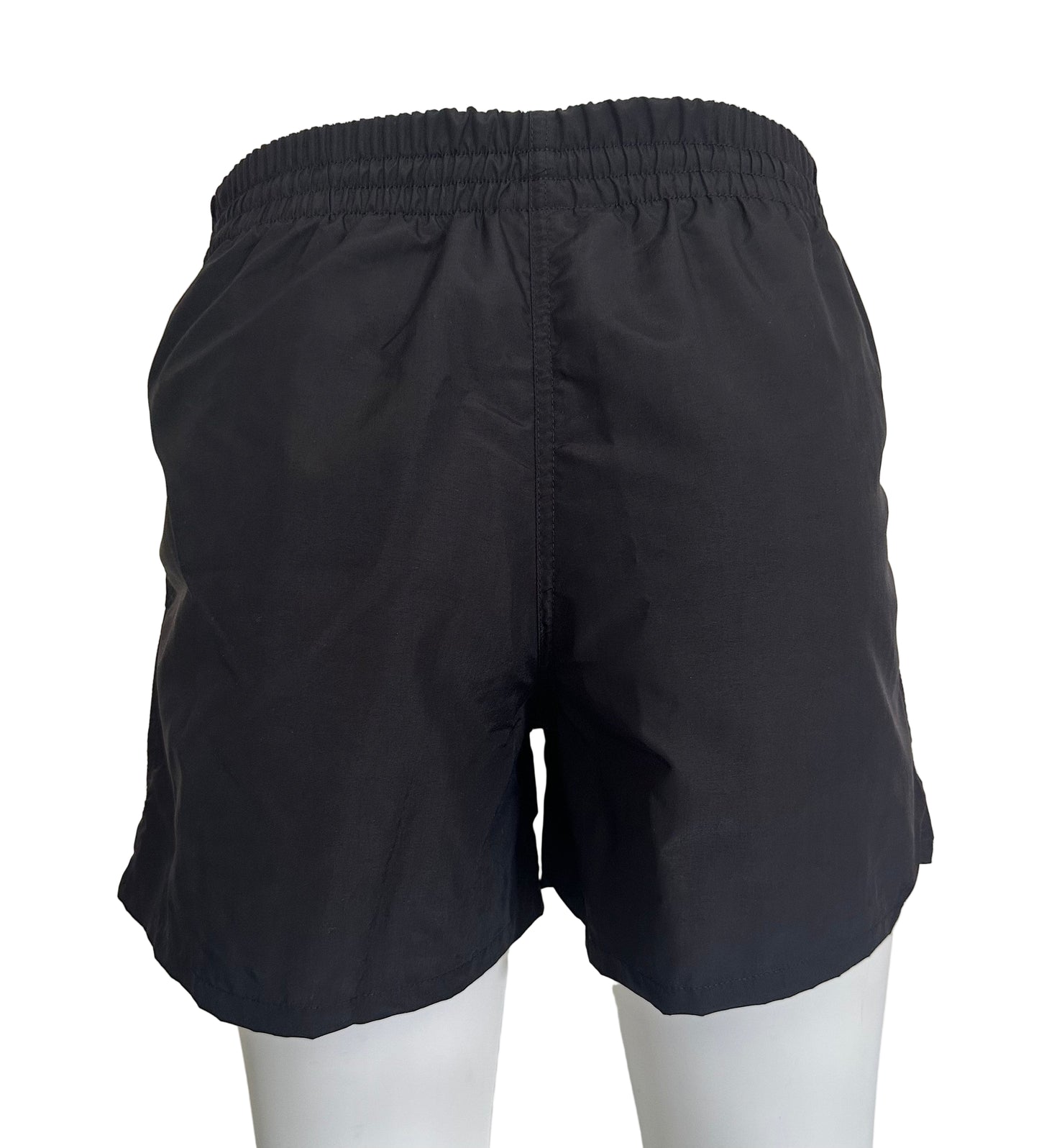 Black Running Shorts w/ Zippered Side Pockets MADE IN USA