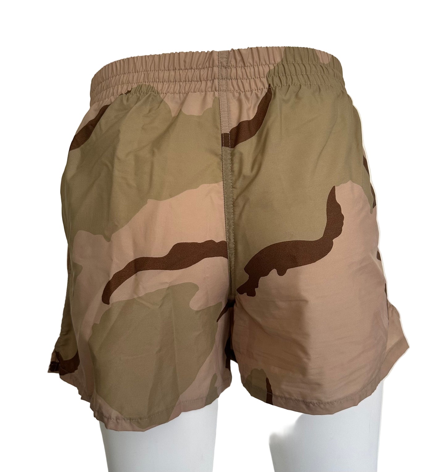 Desert Camo Training Shorts w/ Zippered Side Pockets MADE IN USA