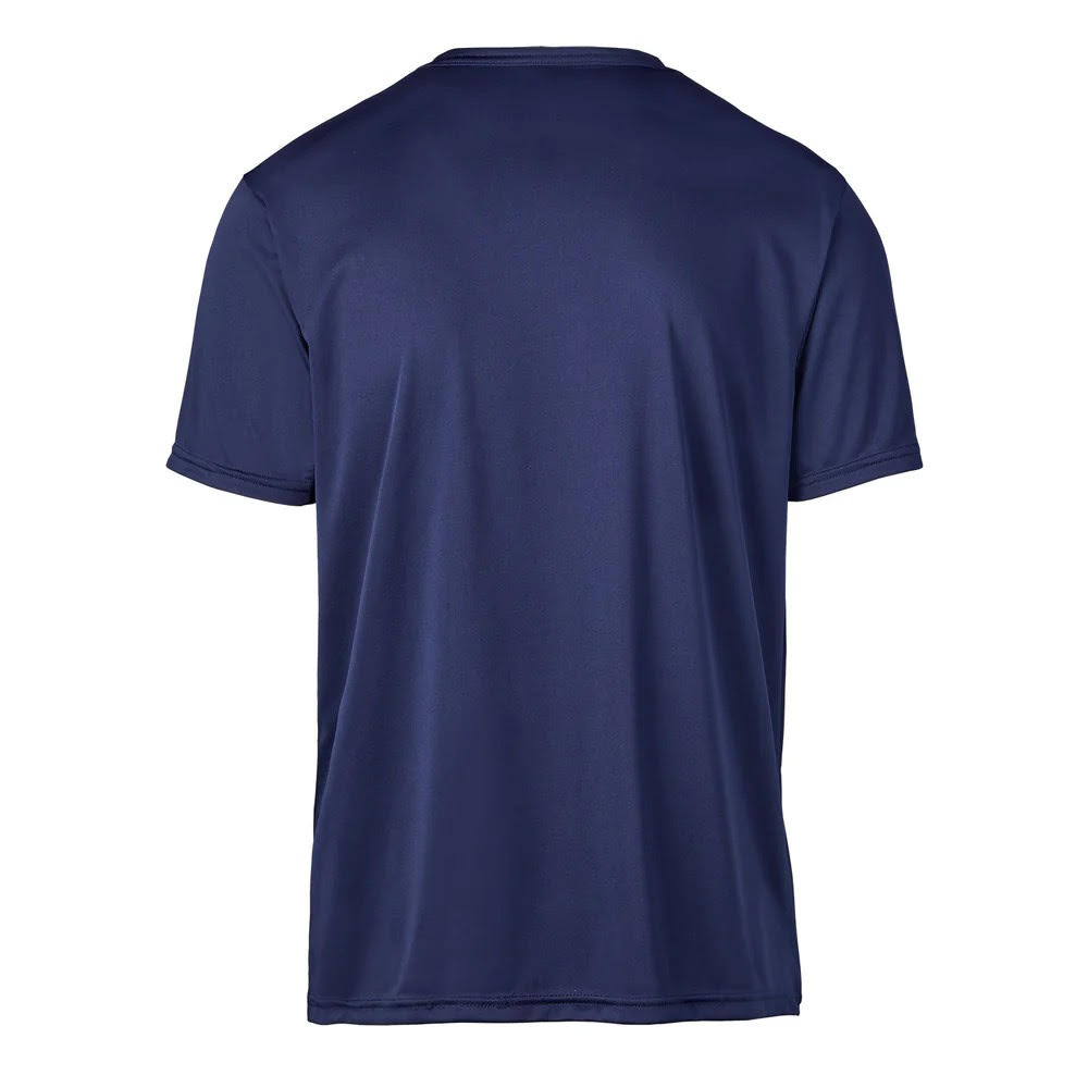 Short Sleeve Performance Tee Shirt MADE IN USA Navy Blue
